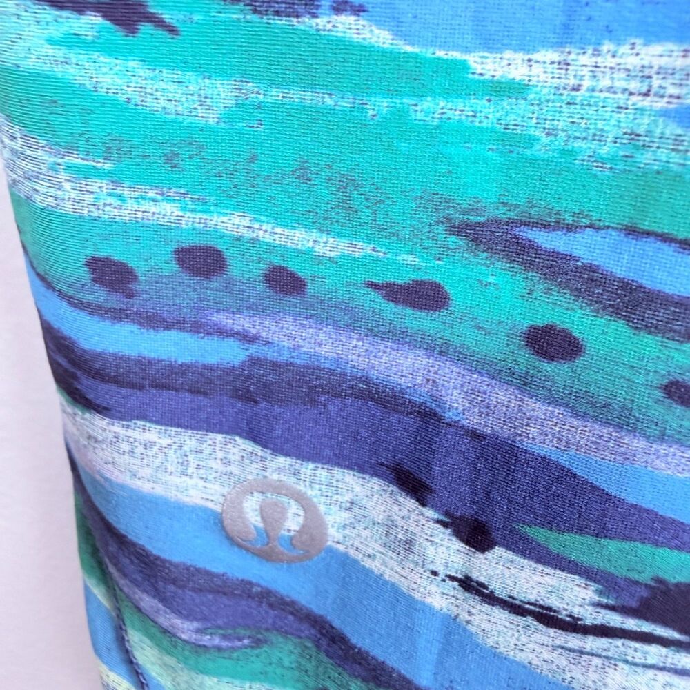 Lululemon Sculp Tank Top Seven Wonders Multi Hero Blue  Medium 8? - Picture 6 of 8